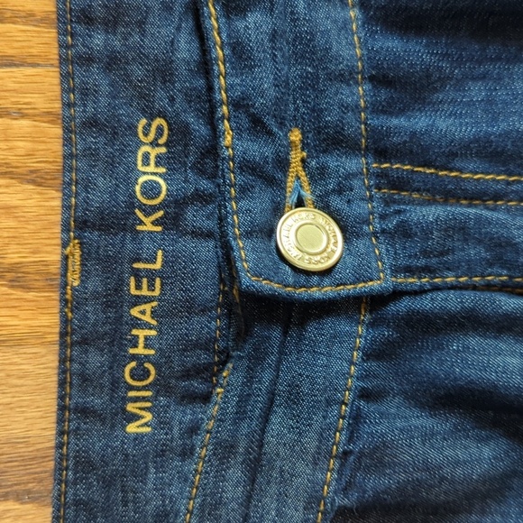 Michael Kors Dark Wash Denim Lightweight Jeans Size 14 - Picture 2 of 10